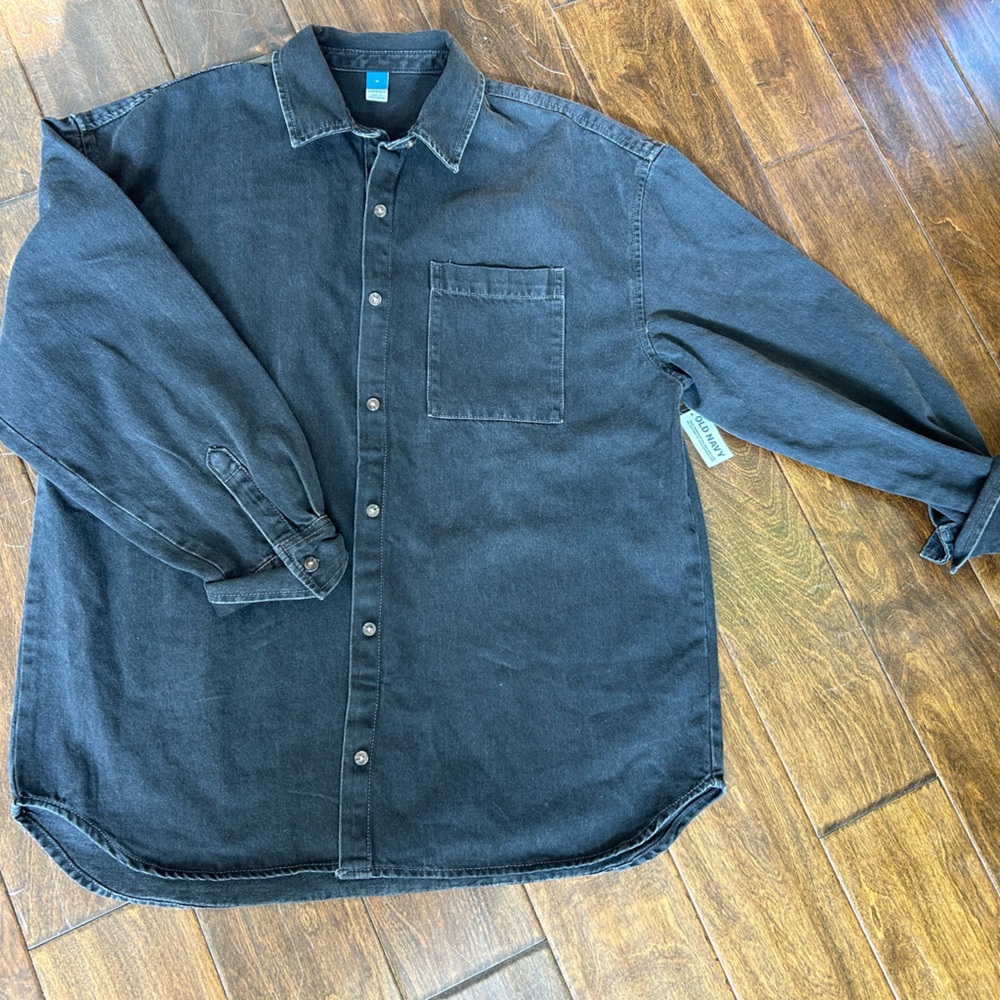 Black Old Navy denim tunic